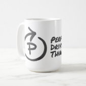 Performance Driven Thinking 15 Oz.Tasse Kaffeetasse (Vorderseite Links)