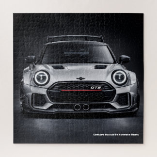 Performance Hatchback Front View Automotive Art Pr Puzzle