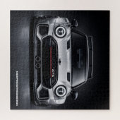 Performance-Hatchback Frontansicht Automobilkunst  Puzzle (Horizontal)