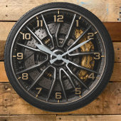 Performance Wheel Rim Große Wanduhr
