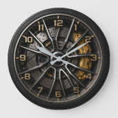 Performance Wheel Rim Große Wanduhr (Vorderseite)