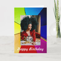 Performer Geburtstag, 5" x 7" Geburtstag geklappt