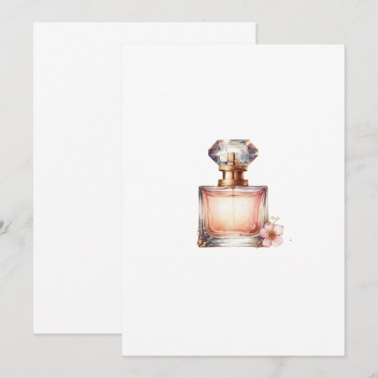 Perfum Letter Einladung (Vorne/Hinten)
