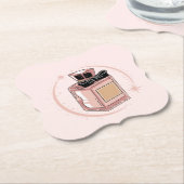 Perfume Paper Coaster Untersetzer (angewinkelt)