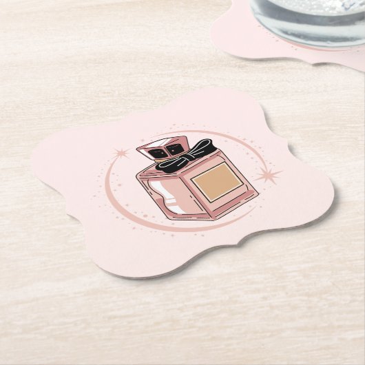 Perfume Paper Coaster Untersetzer (angewinkelt)