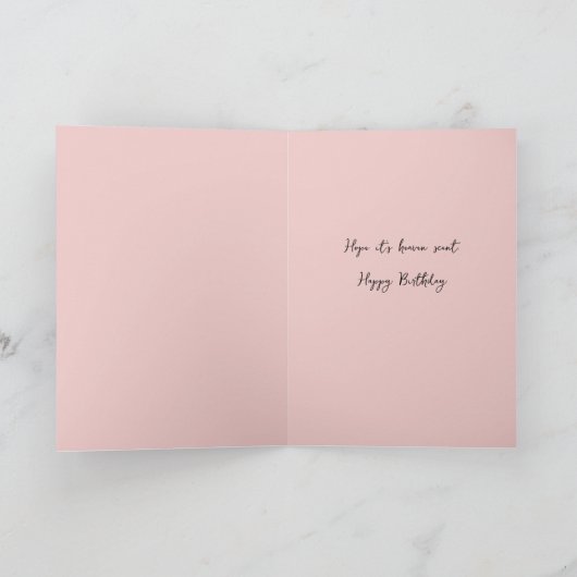 Perfume Personalized Birthday or Any Occasion Karte (Innenseite)