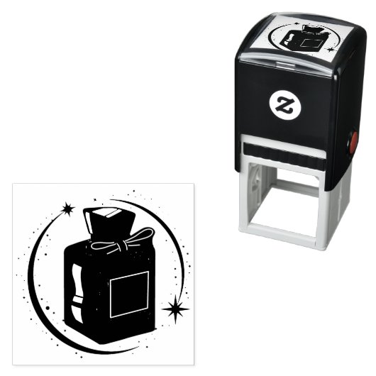Perfume Self-inking Stamp Permastempel (Beispiel)