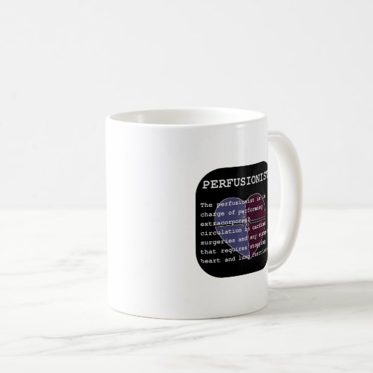 Perfusionist Definition Kaffeetasse (VorderseiteRechts)