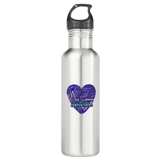 Perfusionist Edelstahlflasche (Vorderseite)