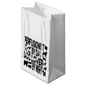 Perfusionistische Lieben Hunde Kleine Geschenktüte (Vorderseite Schrägansicht)