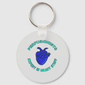 Perfusionistischer Experte für Herzstuck Schlüsselanhänger (Vorderseite)