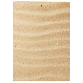 Pergament auf Sand-Hintergrund - Klemmbrett (Rückseite)