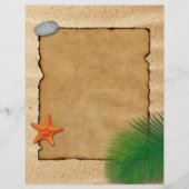 Pergament auf Sand - Letterhead-Geschirr (Vorderseite)