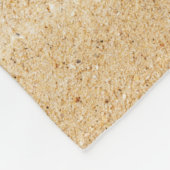 Pergament auf Sandgrund - Fleece Blanket (Ecke)