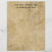 Pergament-Beschaffenheit Briefkopf (Vorderseite)