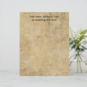 Pergament-Beschaffenheit Briefkopf (Stehend Vorderseite)