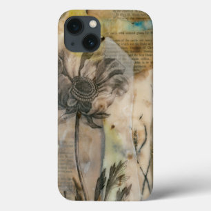 Pergament Blumen-II Case-Mate iPhone Hülle