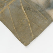 Pergament Blumeni Fleecedecke (Ecke)