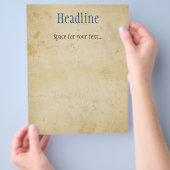 Pergament Flyer (Hand)