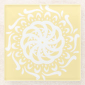 Pergament Glasuntersetzer (Vorderseite)