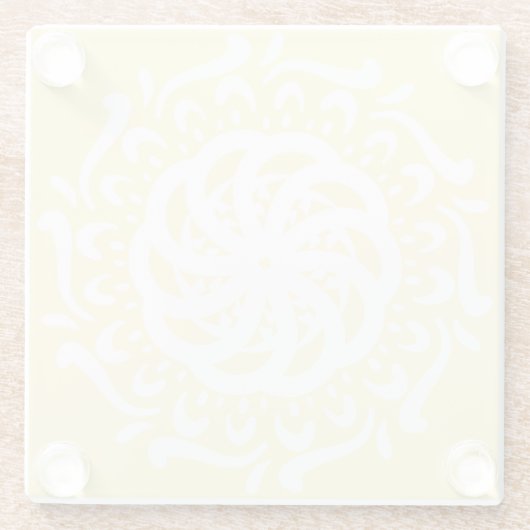 Pergament Glasuntersetzer (Rückseite)