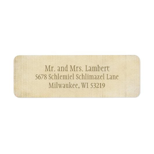 Pergament individuell anpassbar (Vorne)