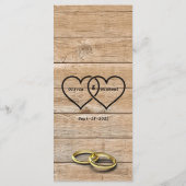 Pergament Menükarte (Rückseite)