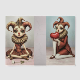 Pergament Paper Harlequin Poetry Collection Einladungen