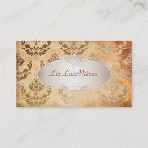 Pergament PixDezines firenze Damask/Imitate Visitenkarte