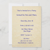 Pergament-Proklamations-Rolle Einladung (Rückseite)