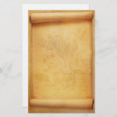 Pergament-Rolle-Blick-Briefpapier Briefpapier (Vorne/Hinten)