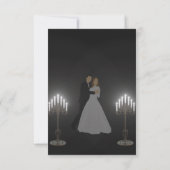 Pergament RSVP Karte (Rückseite)