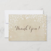Pergament-Schein Dankeskarte (Vorderseite)