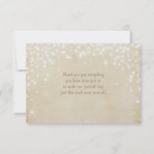 Pergament-Schein Dankeskarte (Rückseite)