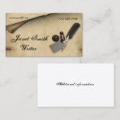 Pergament-Spulen-Visitenkarte Visitenkarte (Vorne/Hinten)