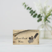 Pergament-Spulen-Visitenkarte Visitenkarte (Stehend Vorderseite)