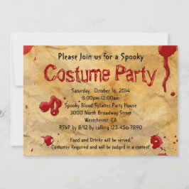 Pergament Vintages Party Einladung