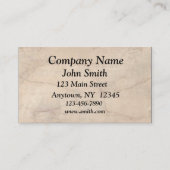 Pergament-Visitenkarte Visitenkarte (Vorderseite)