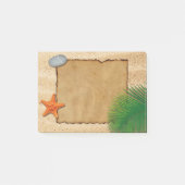 Pergament zum Hintergrund des Sandes - Post-it®-Hi Post-it Klebezettel (Vorderseite)