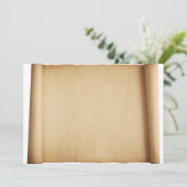 Pergamenteinladung Einladung (Stehend Vorderseite)