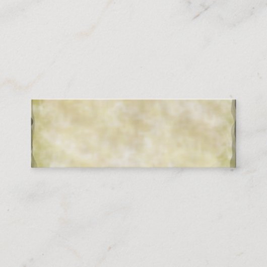 Pergamentpapier gealtert mini visitenkarte (Vorderseite)