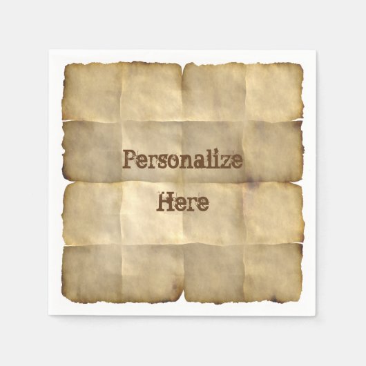 Pergamentpapier Serviette (Vorderseite)