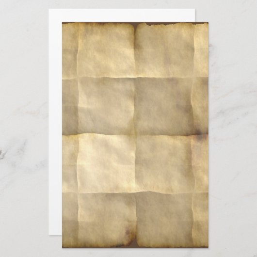 Pergamentpapierbriefpapier Briefpapier (Vorne/Hinten)