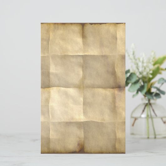 Pergamentpapierbriefpapier Briefpapier (Stehend Vorderseite)