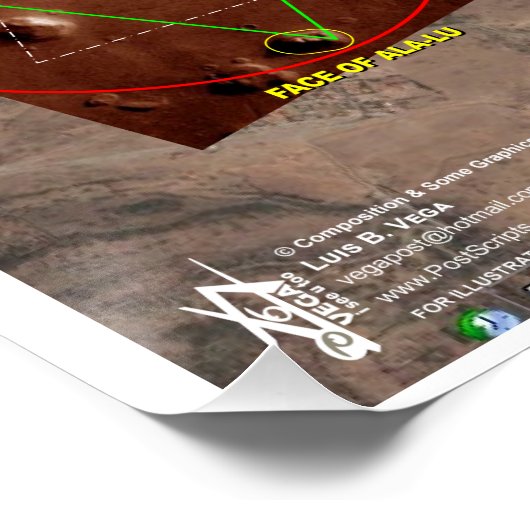 Pergamon Star Map Poster (Ecke)