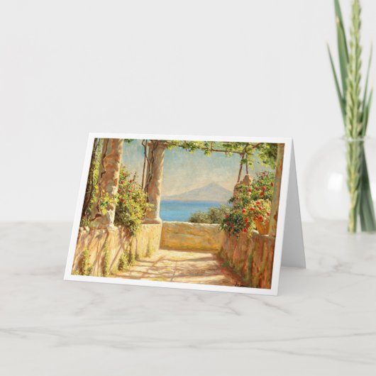 Pergola auf Capri, Emil Wennerwald Karte (Vorderseite)