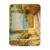 Pergola auf Capri, Emil Wennerwald Magnet (Vertikal)