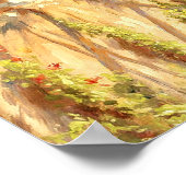 Pergola auf Capri, Emil Wennerwald Poster (Ecke)