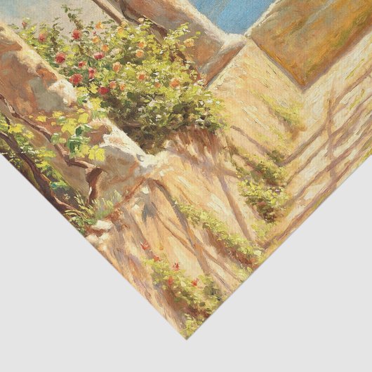 Pergola auf Capri, Emil Wennerwald Seidenpapier (Ausschnitt)