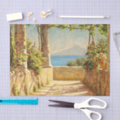 Pergola auf Capri, Emil Wennerwald Seidenpapier (Handwerk)